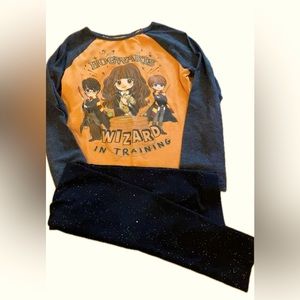 Harry Potter Shirt and Glitter pants